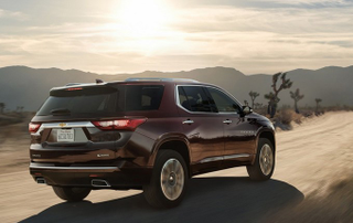 Illustration for article titled Saw two brand new Chevy Traverses today